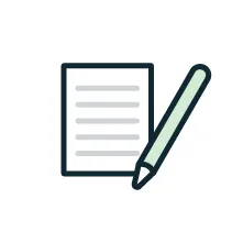 記帳は自分で処理するのアイコン